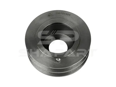 4.50277 Pulley, d1: 30 mm, d2: 52 mm, DP: 100 mm, W: 36 mm, 2 grooves