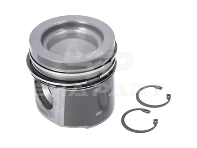 4.50455 Piston, complete with rings, D: 102 mm, L: 101.2 mm