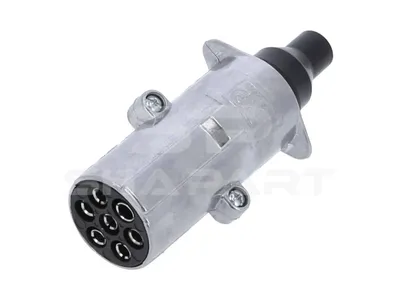 4.60115 Plug, aluminium, 24 V, ISO 1185, 7 poles