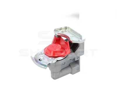 4.60339 Palm coupling, red lid, M16 x 1,5, 10 bar