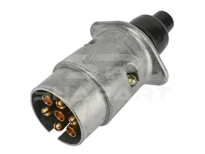 4.60414 Plug, aluminium, 12 V, ISO 1724, 7 poles