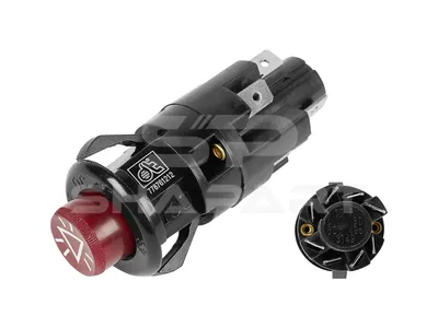 4.60532 Hazard warning switch, without bulb, 8 poles