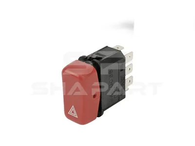 4.60638 Hazard warning switch, 24 V, 8 poles