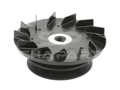 4.61697 Pulley, DI: 136 mm, DP: 98 mm, W: 52.5 mm, 2 grooves