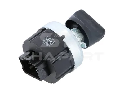 4.61992 Light switch, rotary handle, with bulb