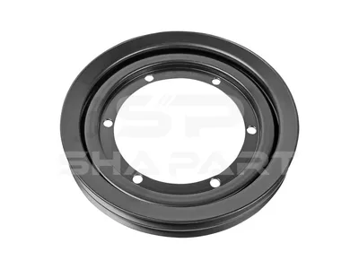 4.62134 Pulley, d: 132 mm, b: 9 mm, P: 146 mm, DP: 233 mm, W: 36 mm, 2 grooves