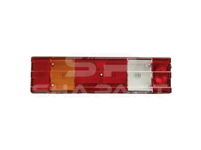 4.62372 Tail lamp, left, with license plate lamp, 24 V, P21W, L: 525 mm, H: 139 mm, R10W