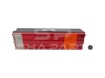 4.62376 Tail lamp, left, with license plate lamp, P21W, L: 465 mm, H: 135 mm, R5W, 12/24 V