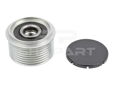 4.62703 Pulley, M16 x 1,5, DP: 57.4 mm, W: 45.5 mm, 8 grooves