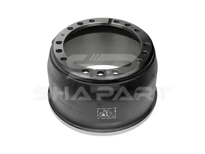 4.62952 Brake drum, D: 410 mm, 10 bores, b: 23 mm, P: 335 mm, d: 298 mm, H: 280 mm, B: 192 mm