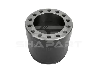 4.63349 Wheel hub, without bearings, without ABS ring, d1: 130 mm, d2: 130 mm, D: 168 mm, 14 bores, b: 14 mm, H: 148 mm
