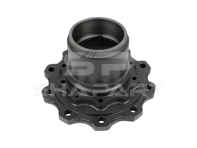 4.63353 Wheel hub, without bearings, d1: 120 mm, d2: 150 mm, D: 380 mm, 10 bores, b: 22 mm, P: 335 mm, H: 203 mm