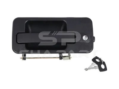 4.63428 Door handle, left, complete with lock cylinder