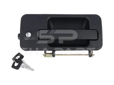 4.63429 Door handle, right, complete with lock cylinder