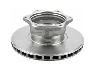 4.63999 Brake disc, D: 324 mm, 6 bores, P: 192 mm, M12 x 1,5, d: 157 mm, H: 120.5 mm, S: 30 mm, s: 26 mm