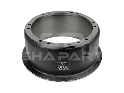 4.64034 Brake drum, D: 440 mm, 12 bores, b: 16 mm, P: 400 mm, d: 373 mm, H: 222 mm, B: 192 mm