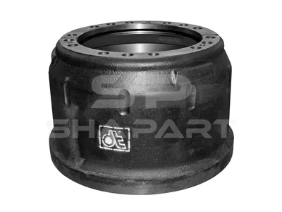 4.64035 Brake drum, D: 410 mm, 10 bores, b: 23 mm, P: 335 mm, d: 298 mm, H: 306 mm, B: 237 mm