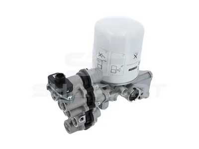 4.64408 Air dryer, complete with valve, with heating unit, M16 x 1,5, M22 x 1,5, max. 13 bar, Po: 14.5 bar