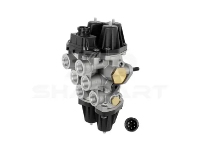4.64412 4-circuit-protection valve, 32 V, M12 x 1,5, M22 x 1,5, max. 13 bar, Po21: 9 bar, Po22: 9 bar, Po23: 7.5 bar, Po24: 7.5 bar, Pc21: 7 bar, Pc22: 7 bar, Pc23: 4.5 bar, Pc24: 4.5 bar