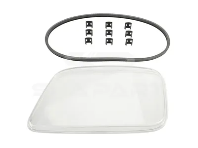 4.64450 Headlamp glass, left