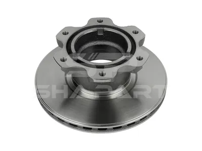 4.64642 Brake disc, D: 324 mm, 6 bores, P: 192 mm, M12 x 1,5, d: 120 mm, H: 120.5 mm, S: 30 mm, s: 27.5 mm