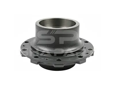 4.64656 Wheel hub, with bearing, d1: 157 mm, d2: 170 mm, D: 375 mm, 10 bores, b: 22 mm, H: 220 mm