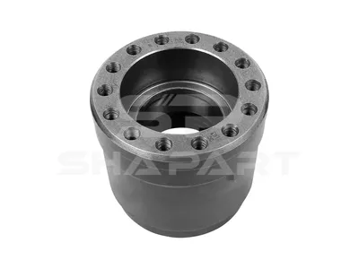 4.64657 Wheel hub, with bearing, without ABS ring, d1: 130 mm, d2: 130 mm, D: 168 mm, 14 bores, b: 14 mm, H: 148 mm