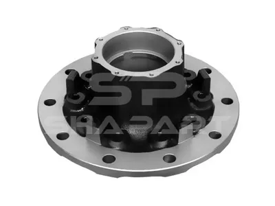 4.64658 Wheel hub, without bearings, d1: 130 mm, d2: 150 mm, D: 380 mm, 10 bores, b: 22 mm, H: 187 mm