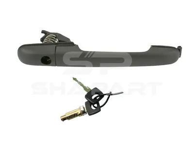 4.64970 Door handle, front, complete with lock cylinder
