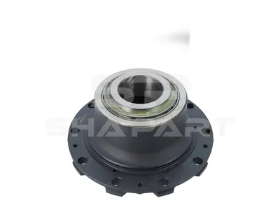 4.65036 Wheel hub, with bearing, d1: 170 mm, d2: 180 mm, D: 375 mm, 10 bores, b: 22 mm, H: 213 mm