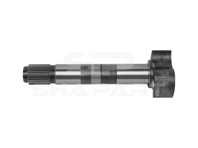4.65096 Brake camshaft, right, D: 42 mm, L1: 299 mm, L2: 39.5 mm, L3: 246 mm, 26 teeth