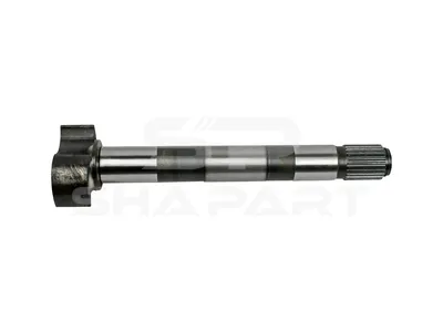 4.65119 Brake camshaft, left, D: 42 mm, L1: 380 mm, L2: 39.5 mm, L3: 327 mm, 26 teeth