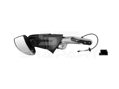 4.65456 Front mirror, heated, R: 200 mm