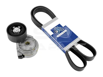 4.65493 Belt tensioner, complete, with multiribbed belt, 8 PK, L: 1480 mm