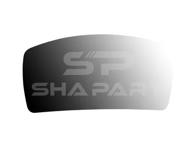 4.65748 Mirror glass, kerb observation mirror, D: 300 mm, R: 300 mm, W: 305 mm, H: 305 mm