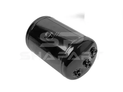 4.66442 Air tank, 10 l, D: 206 mm, M22 x 1,5, L: 366 mm, 15.5 bar