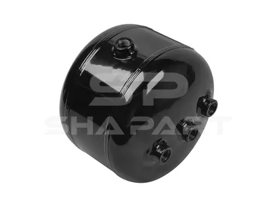 4.66444 Air tank, 7.5 l, D: 246 mm, M22 x 1,5, L: 227 mm, 15.5 bar
