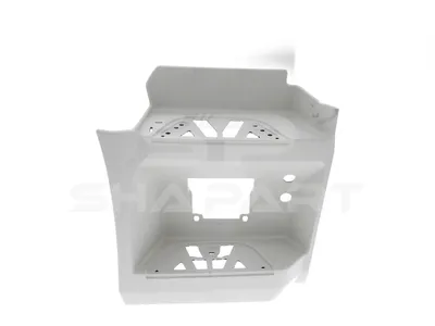 4.66620SP Step well case, right, grey, primed