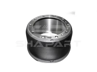 4.67017 Brake drum, D: 400 mm, 10 bores, b: 23 mm, P: 335 mm, d: 290 mm, H: 266 mm, B: 214 mm