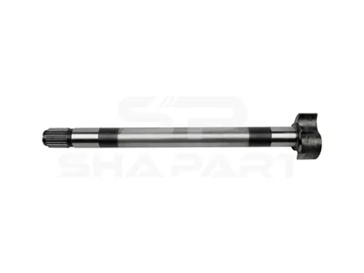 4.67112 Brake camshaft, left, D: 42 mm, L1: 565 mm, L2: 39.5 mm, L3: 512 mm, 26 teeth