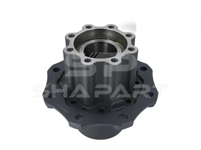4.67802 Wheel hub, with bearing, d1: 130 mm, d2: 150 mm, D: 320 mm, 8 bores, b: 20 mm, H: 290 mm