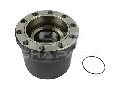 4.67806 Wheel hub, with bearing, d: 140 mm, D: 199 mm, 10 bores, b: 20 mm, H: 157.5 mm