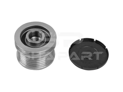4.67896 Pulley, alternator, M16 x 1,5, DP: 49.7 mm, W: 39 mm, 6 grooves