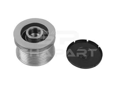 4.67898 Pulley, alternator, M16 x 1,5, DP: 55.7 mm, W: 44.5 mm, 7 grooves