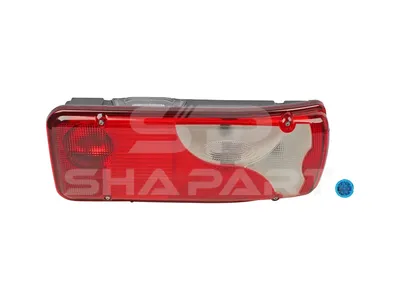 4.68065 Tail lamp, left, with license plate lamp, Lb: 152 mm, L: 400 mm, H: 160 mm, T: 88.5 mm