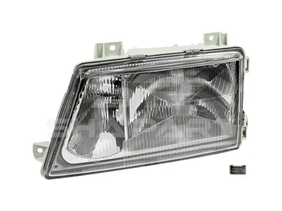 4.68080 Headlamp, left, without bulbs, with fog lamp, 12 V, H1