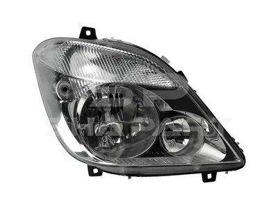 4.68086 Headlamp, right, without bulbs, 12 V, H7
