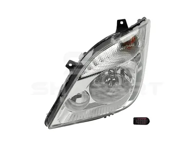4.68087 Headlamp, left, without bulbs, 12 V, H7