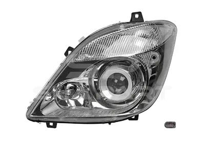 4.68090 Headlamp, left, without bulbs, without ballast unit, Xenon/D1S