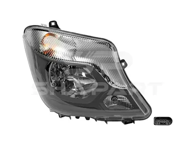4.68136 Headlamp, right, 12 V, H7